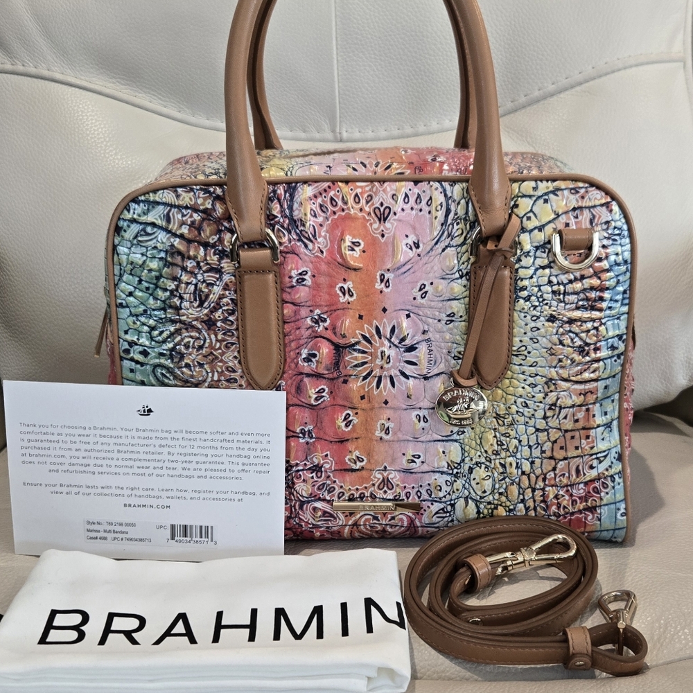 Brahmin Marissa Multi Bandana EUC